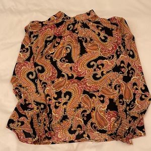 High Neck Paisley Blouse. Who What Wear for Target